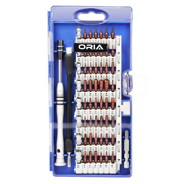 60 piece electronics screwdriver set