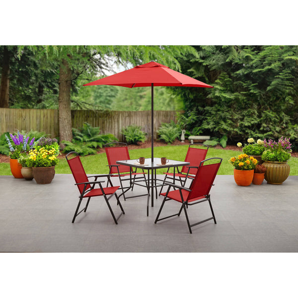 6 Piece Outdoor Patio Dining Set (4 Colors)