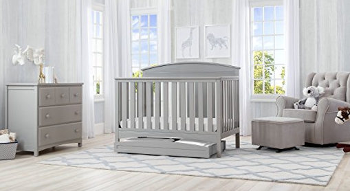 Delta Children Abby 4-in-1 Convertible Crib