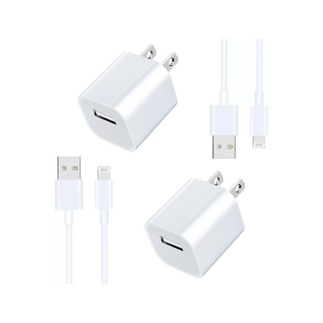 2 Pack iPhone Chargers and Cables