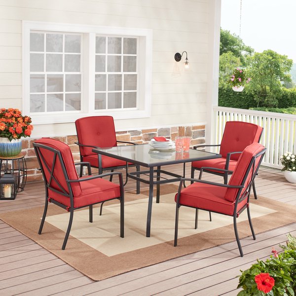 Mainstays Forest Hills 5 Piece Patio Dining Set