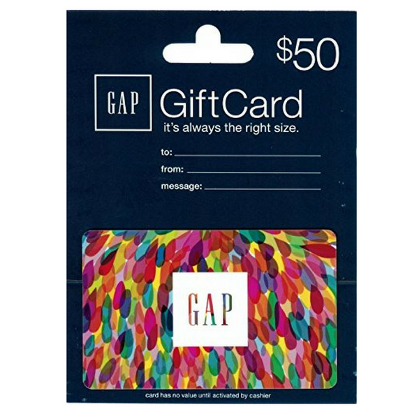 Tarjeta de regalo Gap de $50 por $40