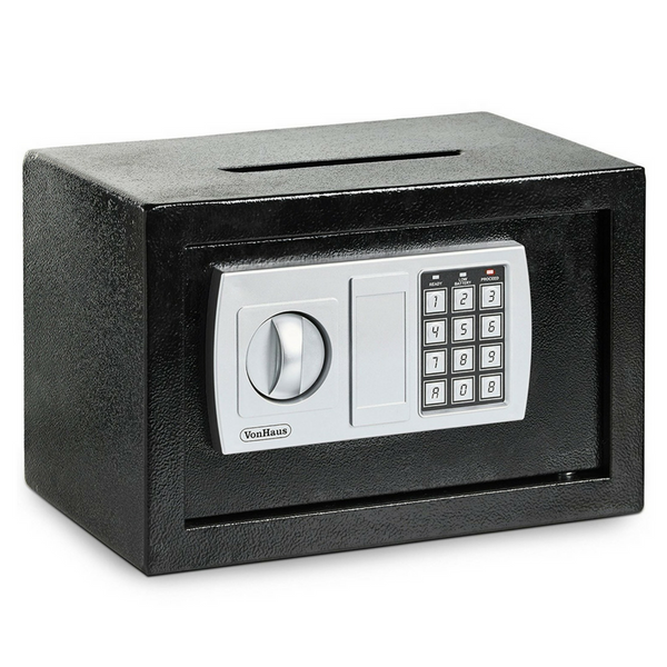 Electronic digital solid steel safe