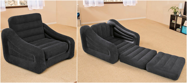 Intex pull-out chair and inflatable twin bed