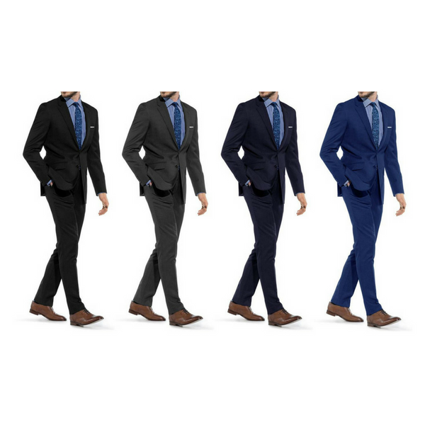 Braveman Men's Slim-Fit 2 Piece Suits