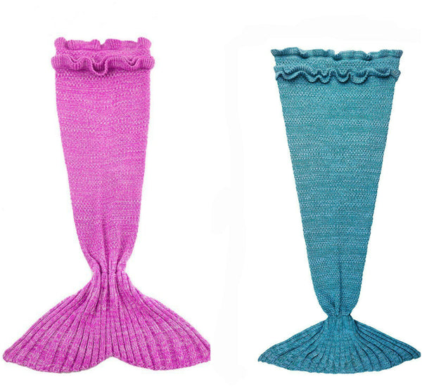 Mermaid tail blanket