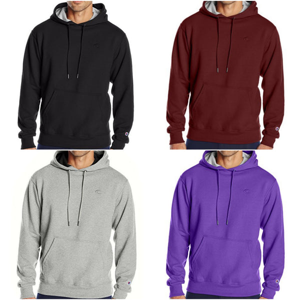 Champion Sudaderas con capucha de forro polar para hombre