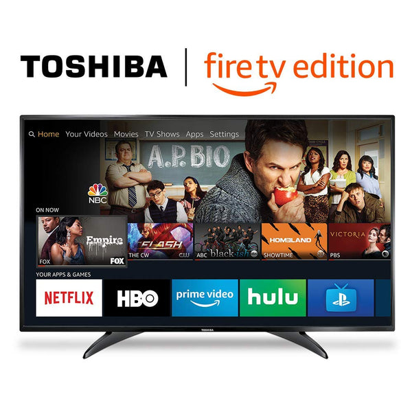 Toshiba 32 inch or 55 inch 4K Ultra HD Smart LED TVs on sale