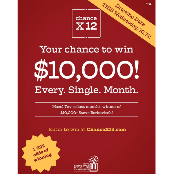 AD: Second drawing in less than 48 hours! Win $10,000 every month!