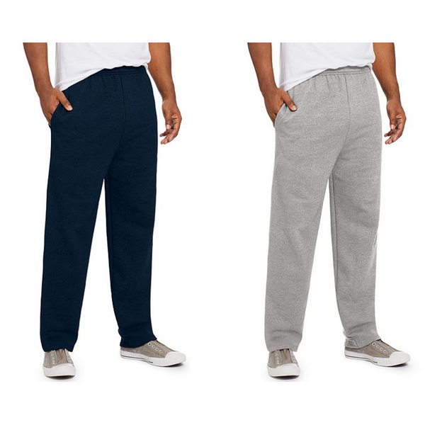 Hanes ComfortSoft - Pantalones deportivos de forro polar con bolsillos para hombre