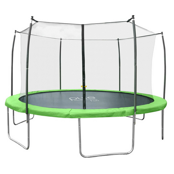 Trampolín para exteriores Pure Fun Dura-Bounce con recinto