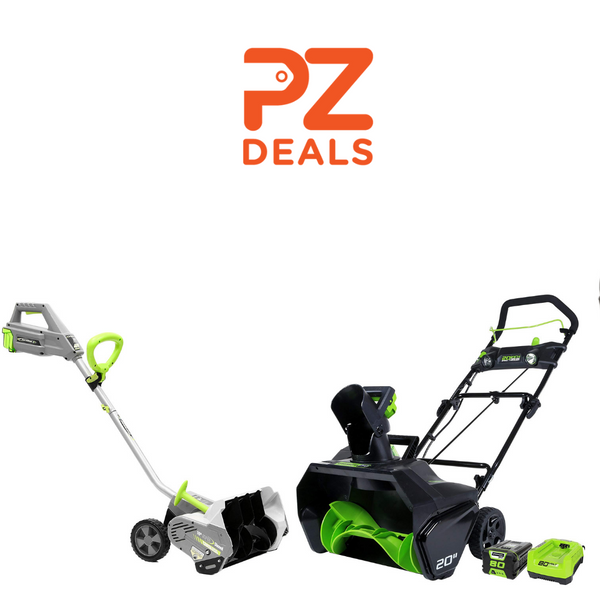 Up to 50% off snow blowers