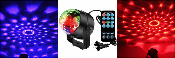 LED disco party light projector