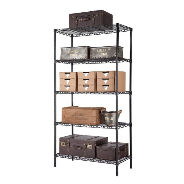 5 Or 6 Tier Heavy Duty Shelving Unit With Adjustable Leveling Feet