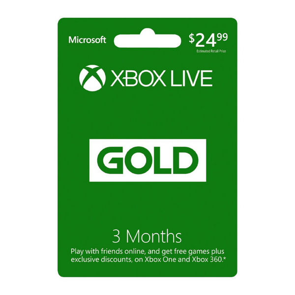 6-Month Xbox Live Gold Membership