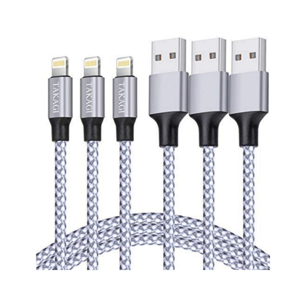 Pack Of 3 iPhone Lightning Cables