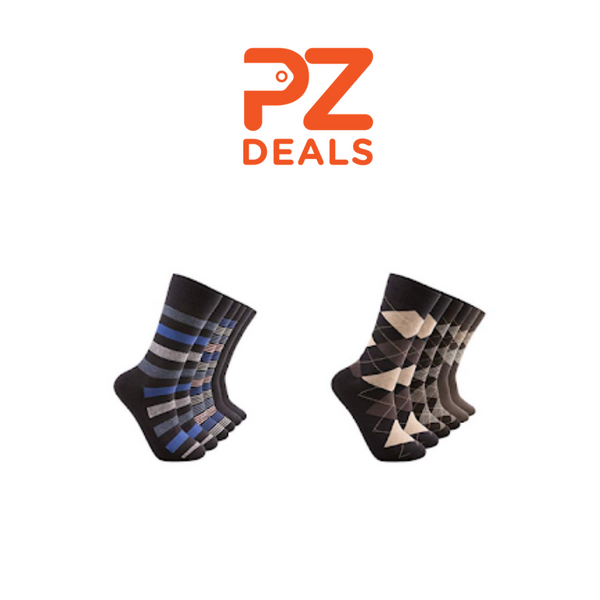 3 pairs of men's cotton crew socks