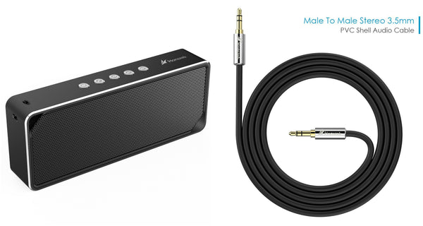 Altavoz Bluetooth portátil con cable de audio de 3,5 mm GRATIS