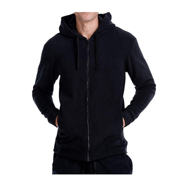 CYZ Men's Polar Fleece Full Zip Hoodies