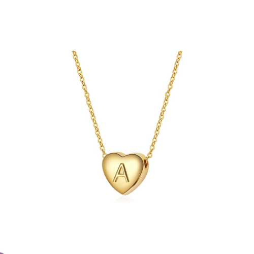 Initial Heart Necklaces (All ABC's)