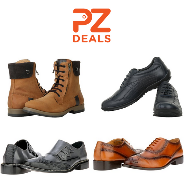 Up to 50% off men's handmade genuine leather shoes