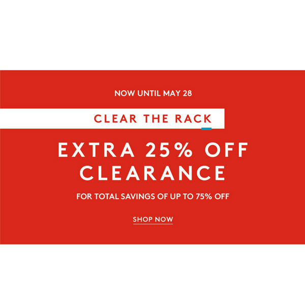 Up to 75% off Nordstrom Rack clearance sale