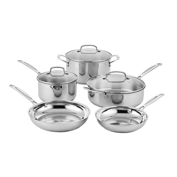 Cuisinart Classic Stainless Cookware Set (8-Pieces)