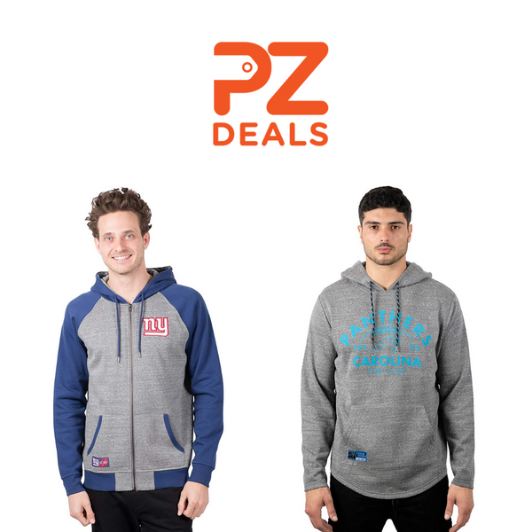 NFL full zip or pullover hoodies