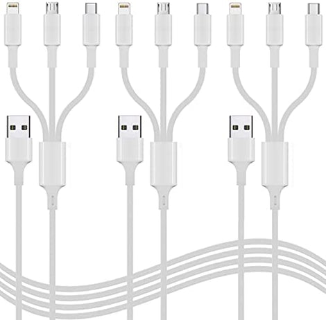 3-Pack Multiple Charger Cable