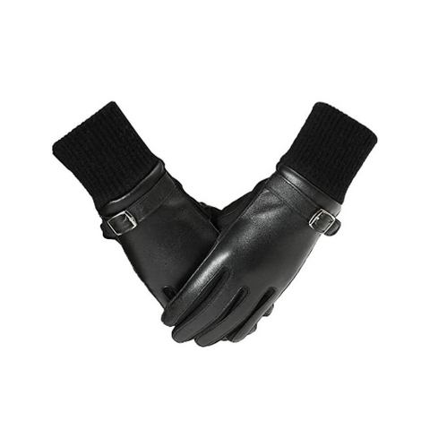 Womens Winter Genuine Leather Touchscreen Gloves