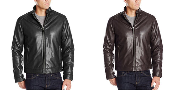 Cole Haan faux leather jacket