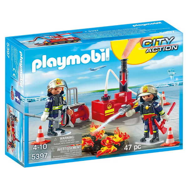 Playmobil Firefighting Operation with Water Pump Building Set