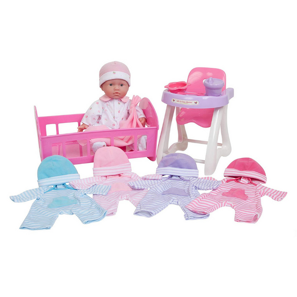 JC Toys La Baby Doll Set