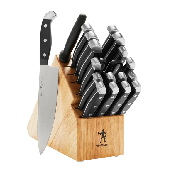 20-Piece Henckels Statement Knife Block Set, German Engineered