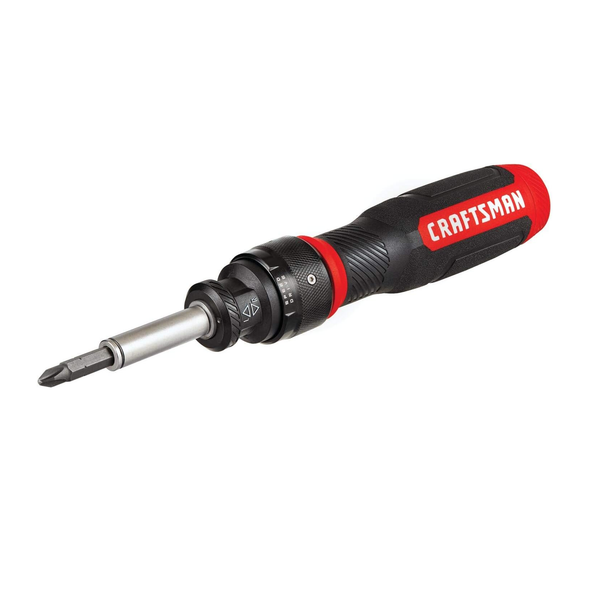 Destornillador de trinquete Craftsman SpeedDrive con soporte para 6 puntas y 7 puntas de doble punta