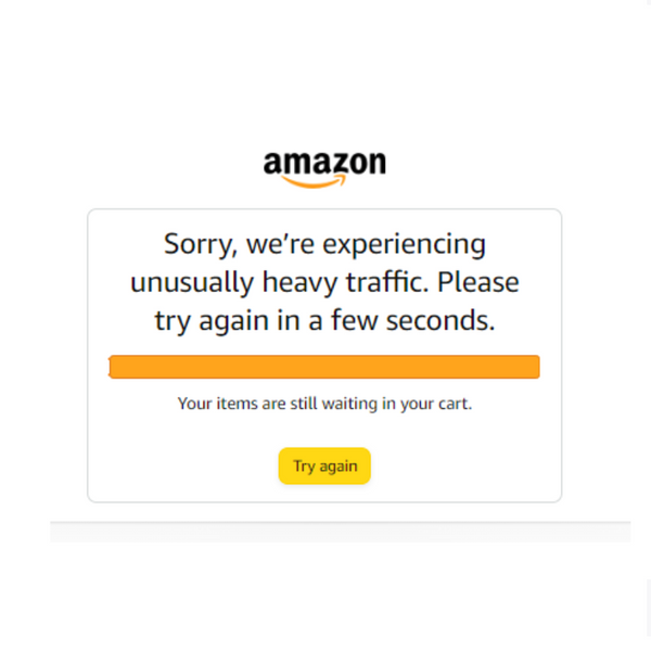 Amazon Is Down Leaving Thousands Of Shoppers Unable To Checkout