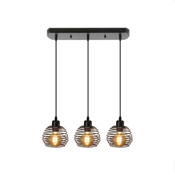 Accesorio de cocina estilo granja de 3 luces