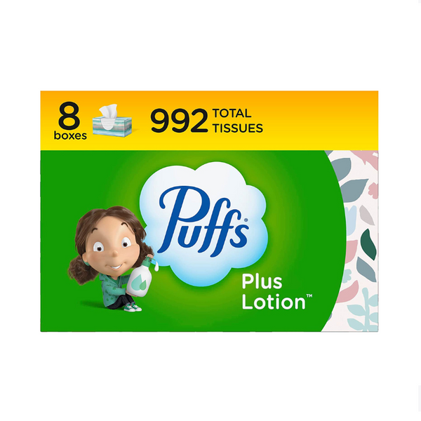 24 Cajas de Pañuelos Faciales Puffs Plus Loción