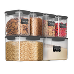 12-Pc FineDine Airtight Pantry Storage Container Set w/ Lids