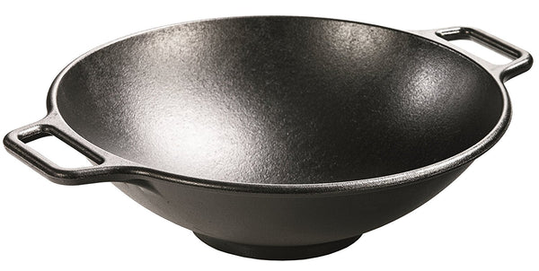 Wok de hierro fundido sazonado Lodge