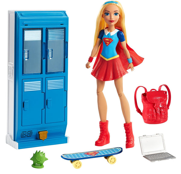 Mattel DC Super Hero Girls Supergirl Locker accesorio y muñeca