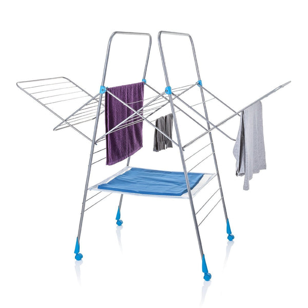 Minky Multi Dryer Drying Rack w/ 78' Capacity (White)