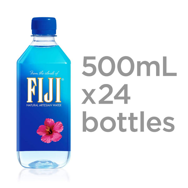 24 botellas de FIJI o 12 botellas de agua Essentia a la venta