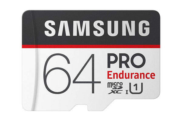 Tarjeta de memoria microSDXC Samsung Pro Endurance U1 de 64 GB con adaptador