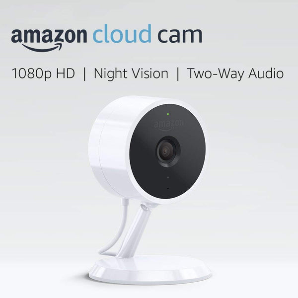 Cámara de seguridad Amazon Cloud Cam, funciona con Alexa 