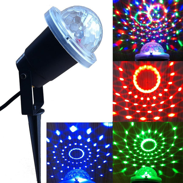 Luces LED de fiesta con bola mágica