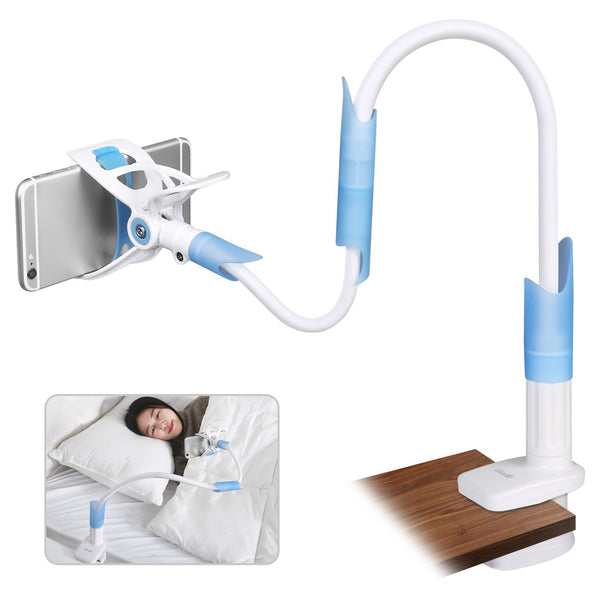 Flexible long arm phone holder