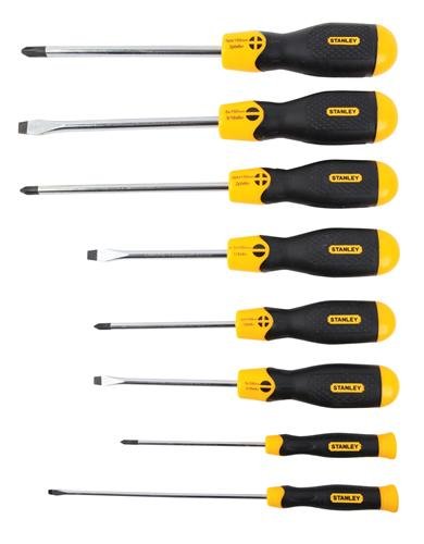 STANLEY 91-541 Cushion Grip Screwdriver Set, 8-Piece