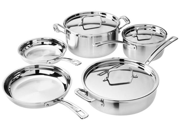 Cuisinart MultiClad Pro Stainless-Steel Cookware 8-Piece Cookware Set