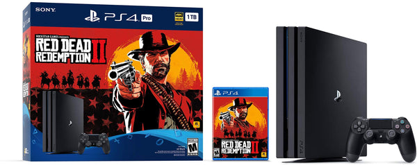 PlayStation 4 Pro 1TB Console - Red Dead Redemption 2 Bundle